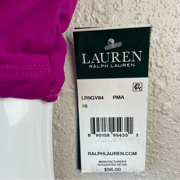 NWT Lauren Ralph Lauren Bikini Top Size 10 - Picture 4 of 4